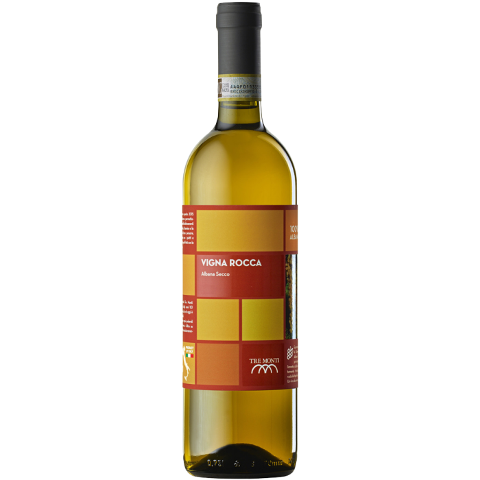 TRE MONTI ALBANA SECCO DOCG VIGNA ROCCA 2023 CL.75 BIO