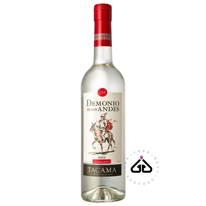 PISCO TACAMA DEMONIO DE LOS ANDES ACHOLADO 40% CL.70