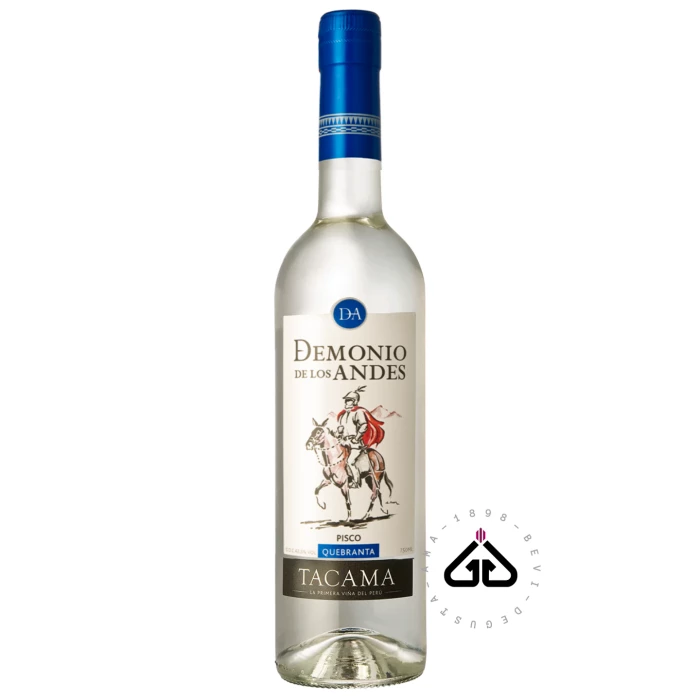 PISCO TACAMA DEMONIO DE LOS ANDES QUEBRANTA 40% CL.70