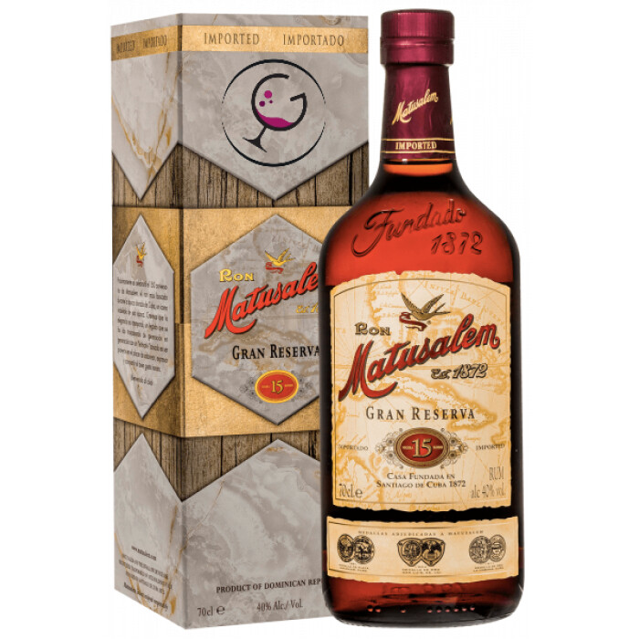 RHUM MATUSALEM 15Y SOLERA GR.RESERVA 40% CL.70 GB