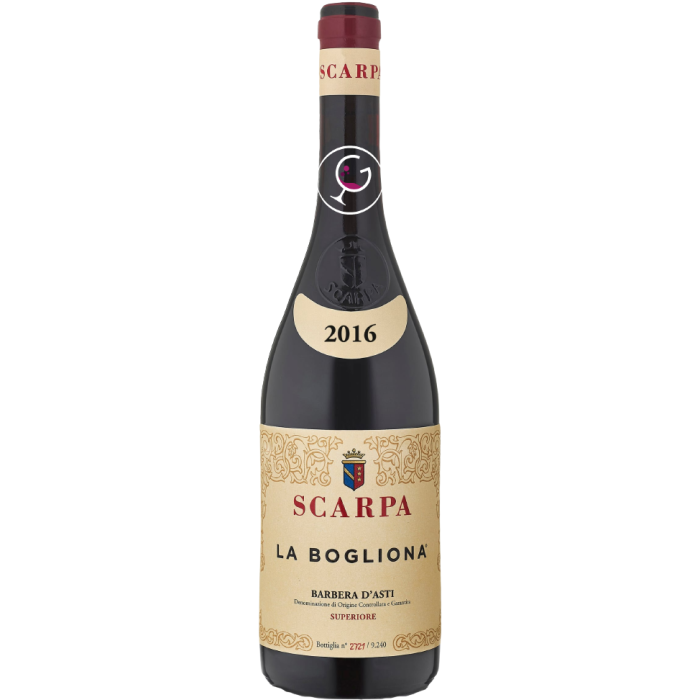 SCARPA BARBERA D'ASTI SUP.DOCG BOGLIONA 2018 CL.75