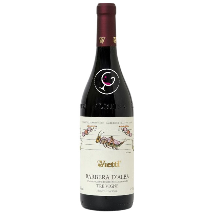 VIETTI BARBERA D'ALBA DOC TRE VIGNE 2022 CL.75