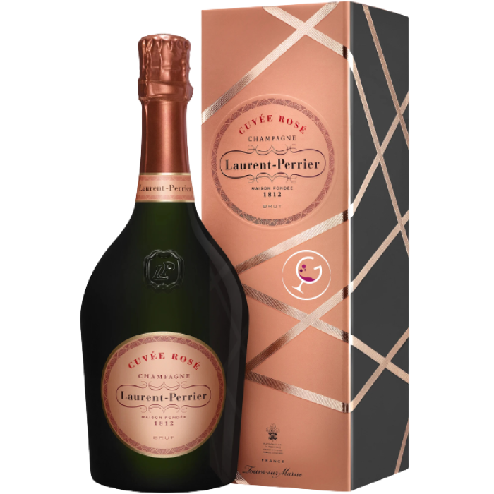 CHAMPAGNE LAURENT PERRIER ROSE' BRUT CL.75 GB