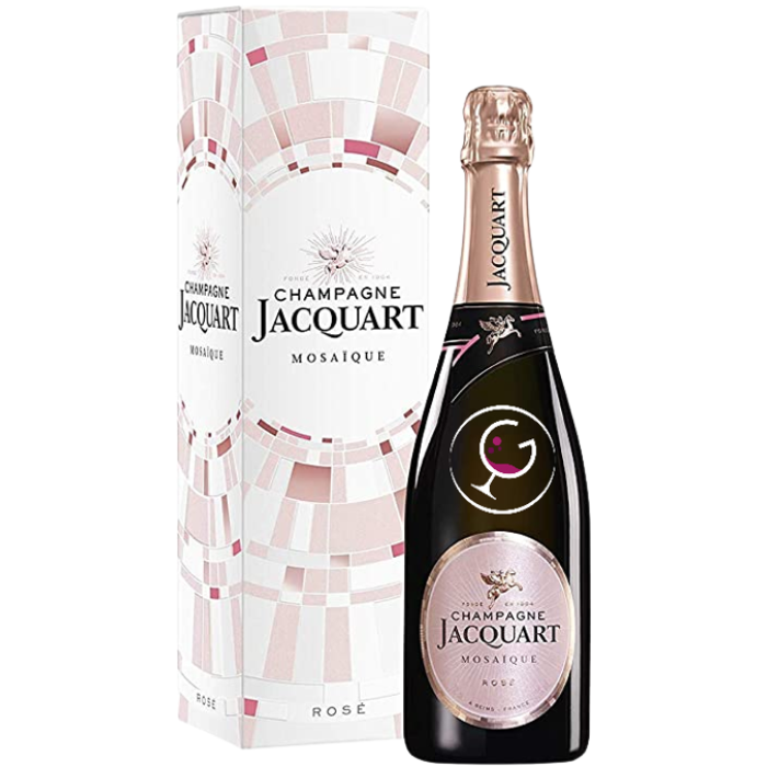 CHAMPAGNE JACQUART MOSAIQUE ROSE' CL.75 GB