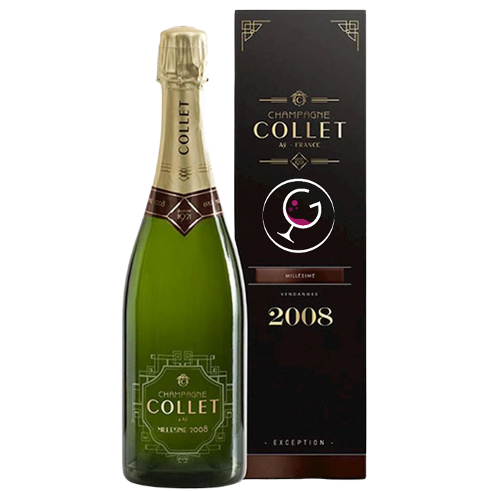 CHAMPAGNE COLLET BRUT MILLESIME 2008 CL.75 GB