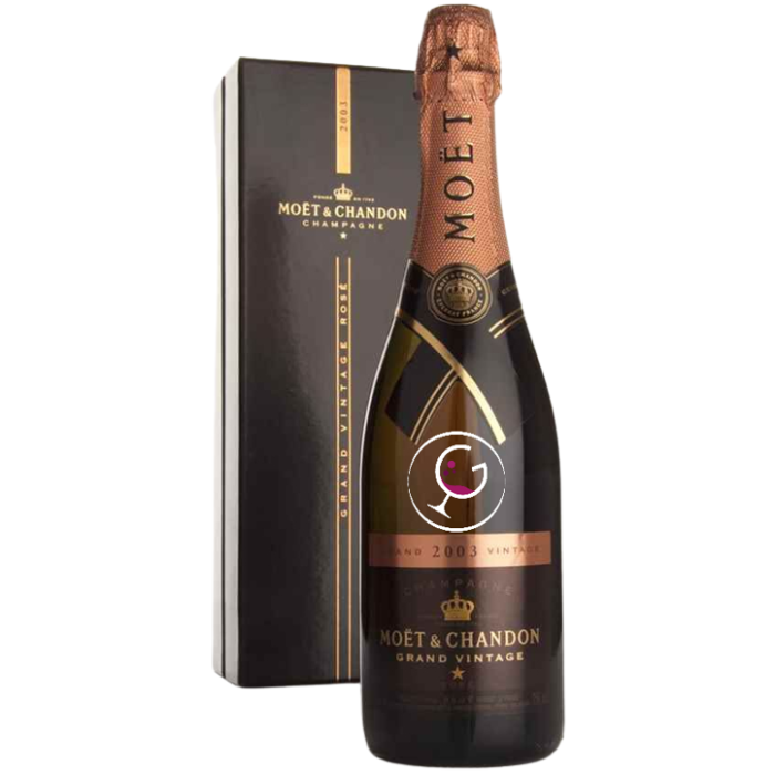 CHAMPAGNE MOET CHANDON GR.VINTAGE ROSE' 2002 CL.75