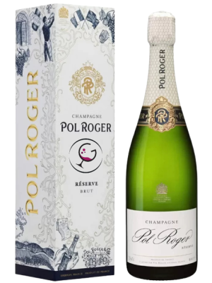 CHAMPAGNE POL ROGER BRUT RESERVE CL.75 GB