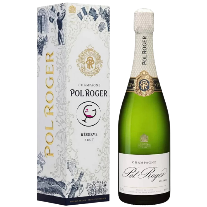 CHAMPAGNE mgm POL ROGER BRUT RESERVE LT.1,5 GB