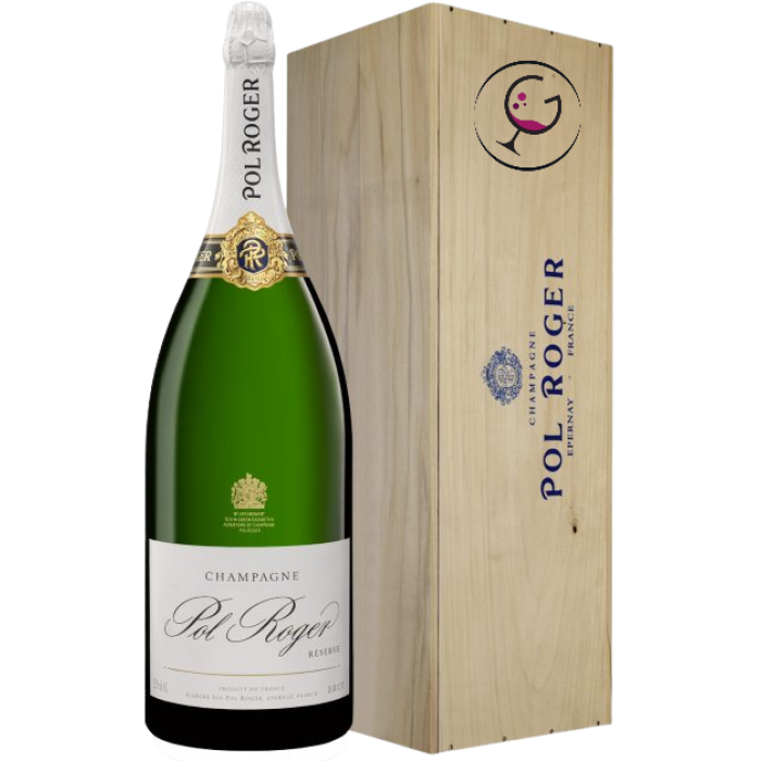 CHAMPAGNE mathu POL ROGER BRUT RESERVE LT.6 LEGNO