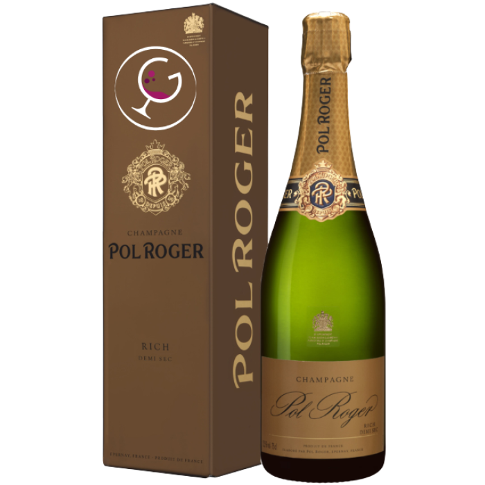 CHAMPAGNE POL ROGER DEMISEC RICH CL.75 GB