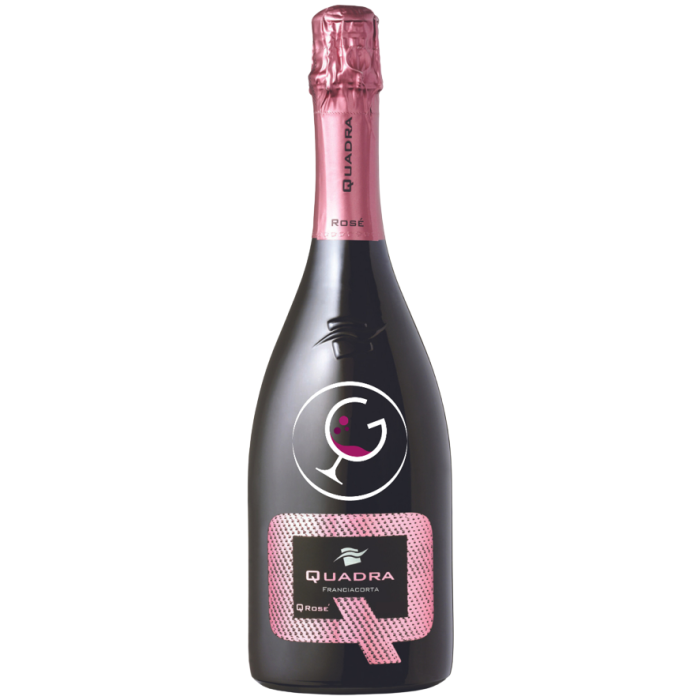 SPUMANTE QUADRA FR.DOCG BRUT ROSE' QROSE 2018 CL.75