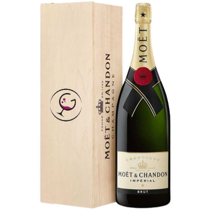 CHAMPAGNE salman MOET CHANDON BRUT IMPERIAL LT.9 LEGNO