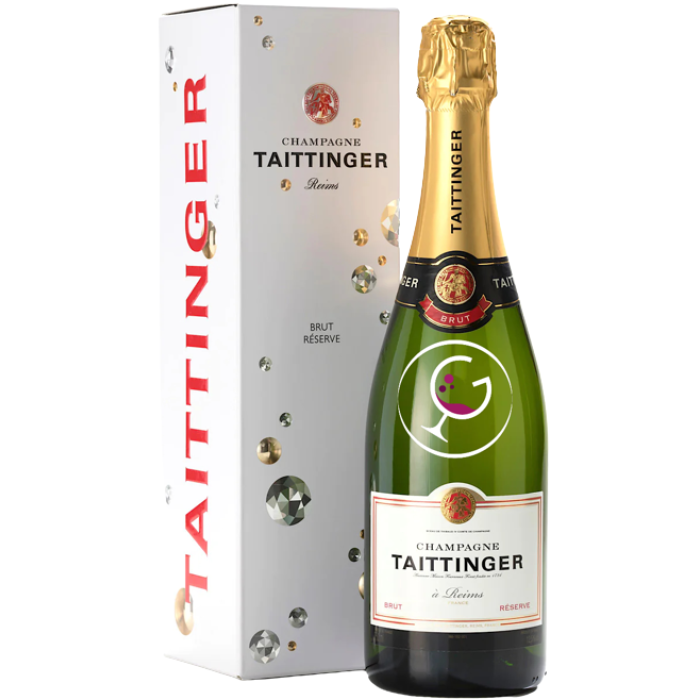 Champagne AOC Brut Reserve - Taittinger -GIFTBOX-