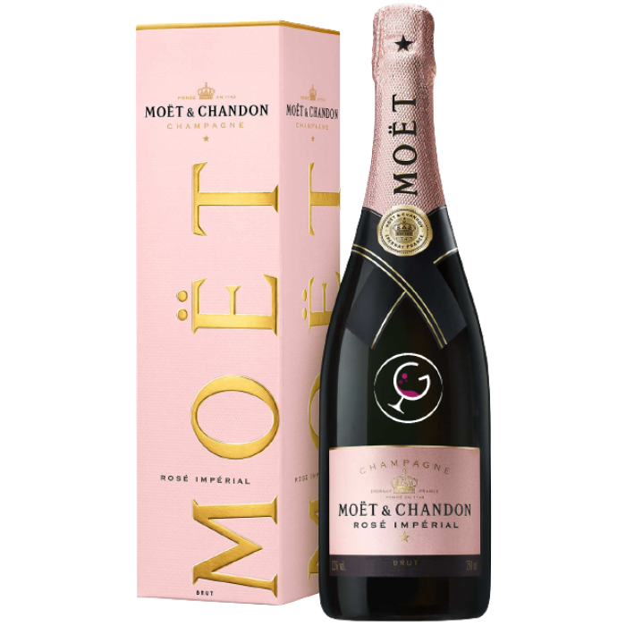 CHAMPAGNE MOET CHANDON ROSE' IMPERIAL CL.75 GB