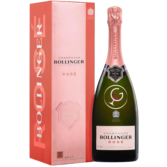 CHAMPAGNE BOLLINGER ROSE' CL.75