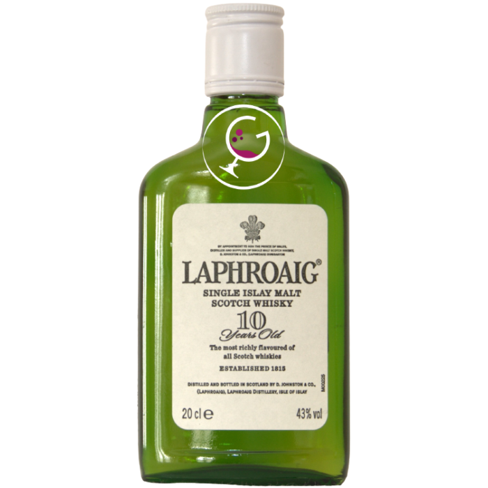 WHISKY flask LAPHROAIG 10Y 43% CL.20 GB