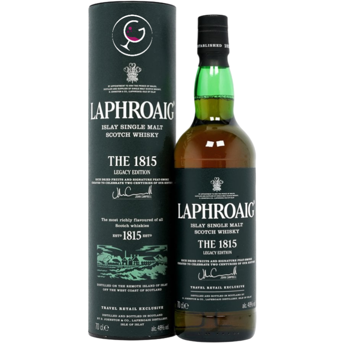 WHISKY LAPHROAIG LEGACY 1815 48% CL.70 TUBO