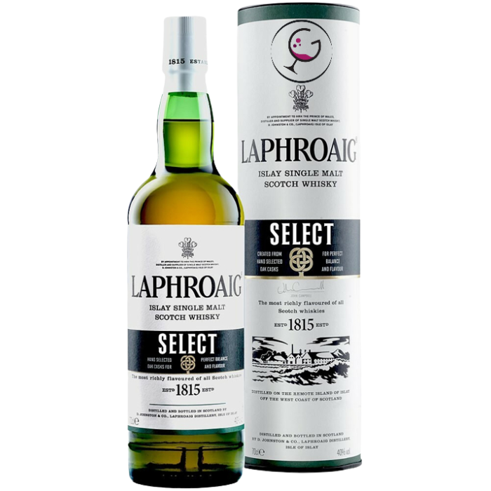 WHISKY LAPHROAIG SELECT 40% CL.70 TUBO