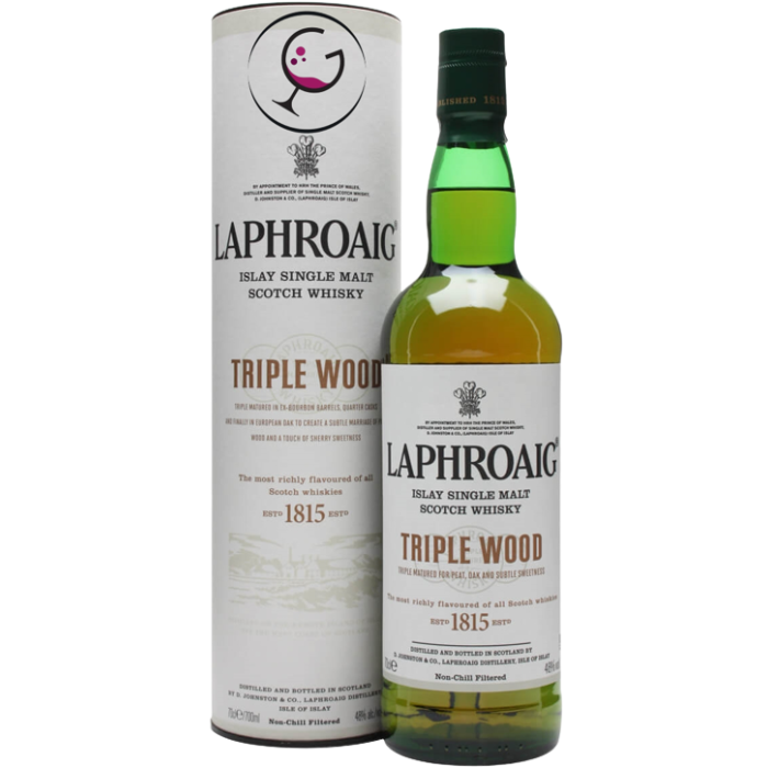 WHISKY LAPHROAIG TRIPLE WOOD 48% LT.1 TUBO