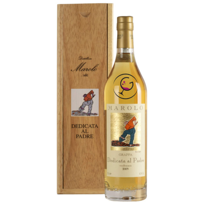 GRAPPA MAROLO DEDICATA AL PADRE BARRIQUE 45% CL.70