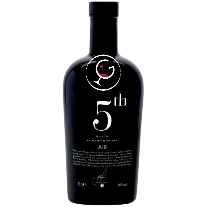 GIN 5TH BLACK AIR LONDON DRY 40% CL.70