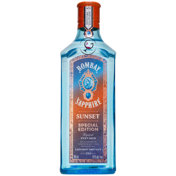 GIN BOMBAY SAPPHIRE SUNSET 43% CL.70 L.E.