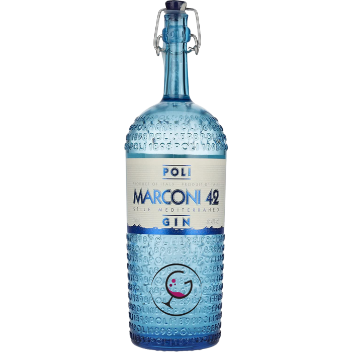 GIN J.POLI MARCONI 42 STILE MEDITERRANEO 42% CL.70