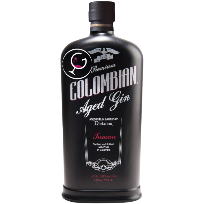 GIN COLOMBIAN TREASURE 43% CL.70