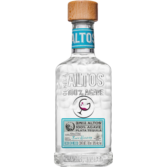 TEQUILA OLMECA ALTOS PLATA 100%AGAVE 38% CL.70