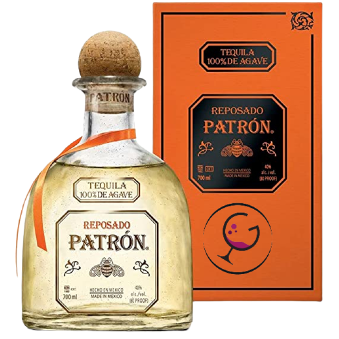 TEQUILA PATRON REPOSADO 100%AGAVE 40% CL.70 GB