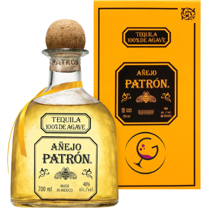 TEQUILA PATRON ANEJO 100%AGAVE 40% CL.70 GB