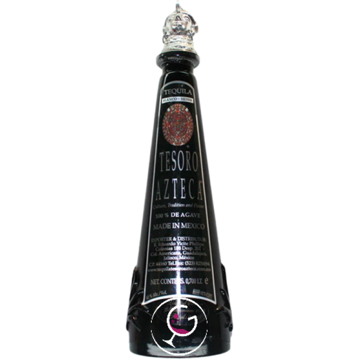 TEQUILA TESORO AZTECA BLANCO 100%AGAVE 40% CL.70