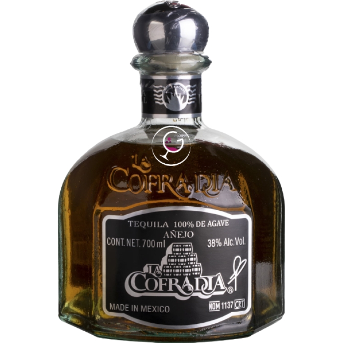 TEQUILA LA COFRADIA ANEJO 100%AGAVE 38% CL.70