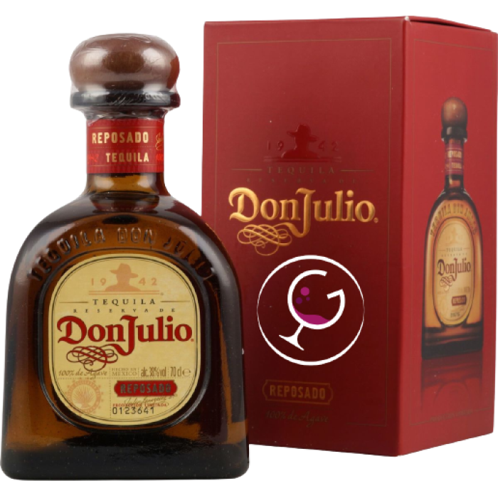 TEQUILA DON JULIO REPOSADO 100%AGAVE 38% CL.70 GB