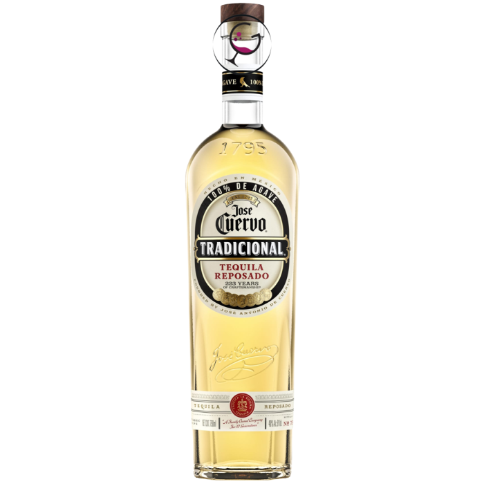 TEQUILA J.CUERVO TRADICIONAL REPOSADO 100%AGAVE 38% CL.70