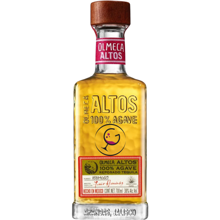 TEQUILA OLMECA ALTOS REPOSADO 100%AGAVE 38% CL.70