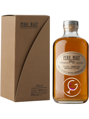 WHISKY NIKKA PURE MALT BLACK 43% CL.50 JOURNAL DEG.