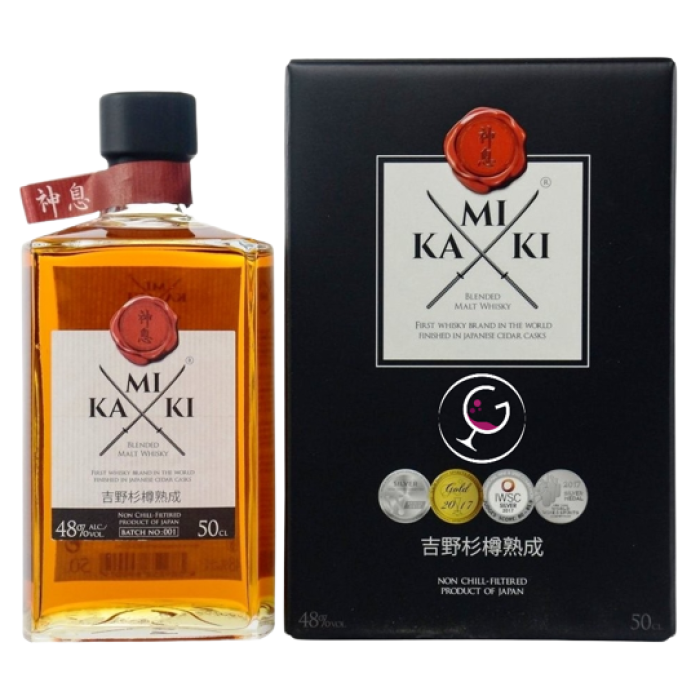 WHISKY KAMIKI BLENDED MALT 48% CL.50