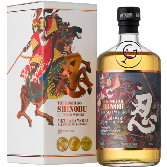 WHISKY SHINOBU BLENDED MIZUNARA 43% CL.70 GB