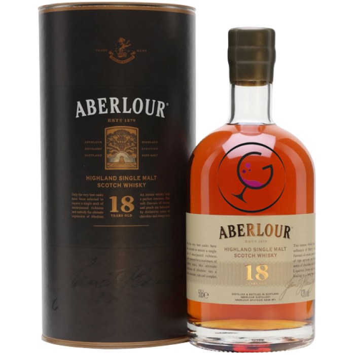 WHISKY ABERLOUR 18Y 43% CL.50 GB