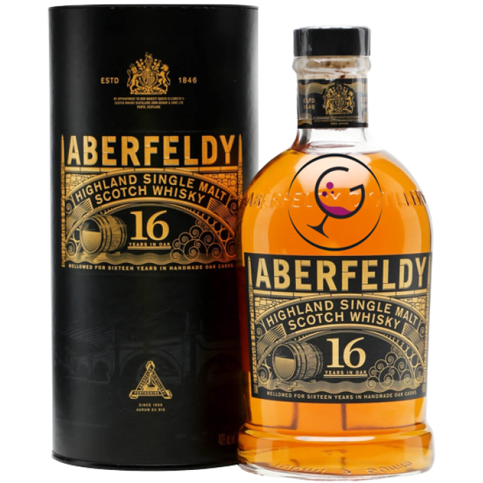 WHISKY ABERFELDY 16Y 43% CL.70 TUBO