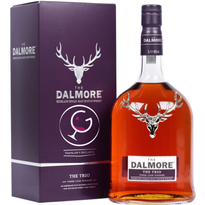 WHISKY DALMORE THE TRIO 40% LT.1 GB