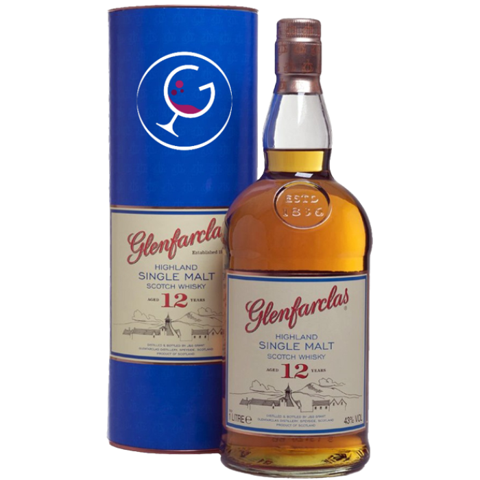 WHISKY GLENFARCLAS 12Y 43% LT.1 TUBO