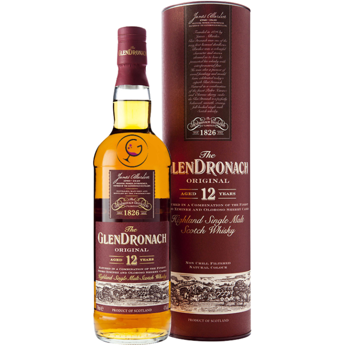 WHISKY GLENDRONACH 12Y ORIGINAL 43% CL.70 TUBO