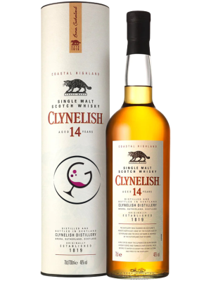 WHISKY CLYNELISH 14Y 46% CL.70 TUBO