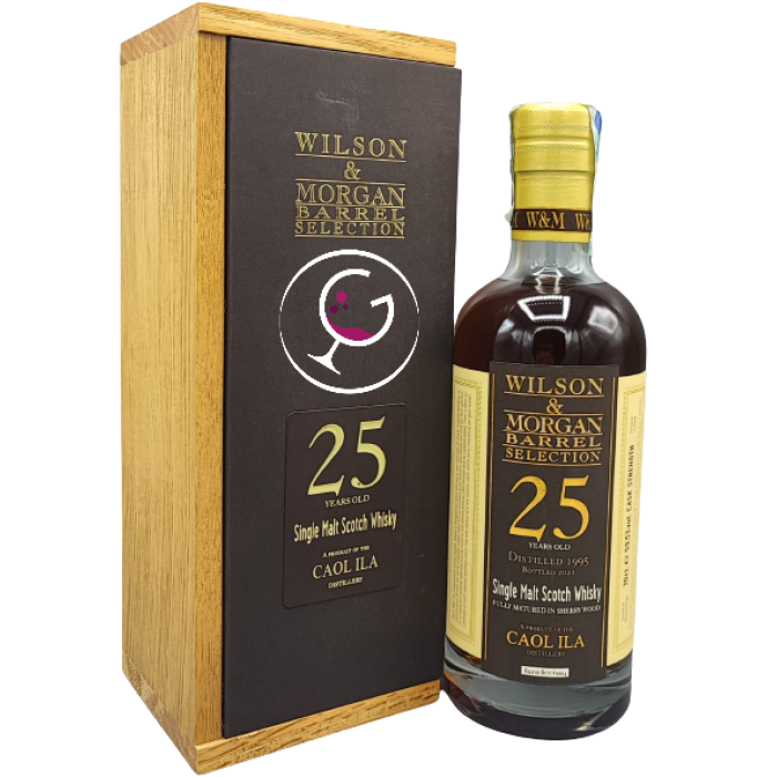 WHISKY W&M CAOL ILA 25Y 1995-2021 59,5% CL.70 LEGNO