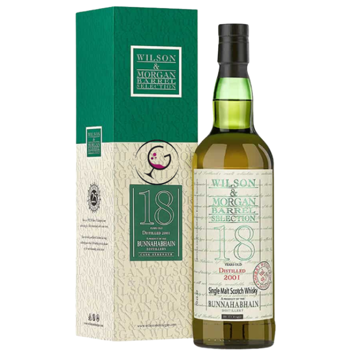 WHISKY W&M BUNNAHABHAIN 2001-19 59,7% CL.70 GB