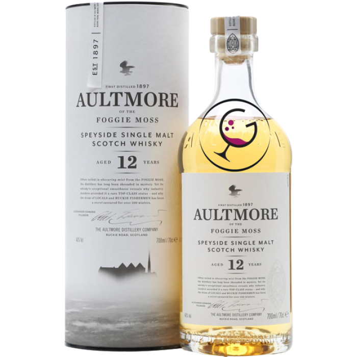 WHISKY AULTMORE 12Y 46% CL.70 TUBO