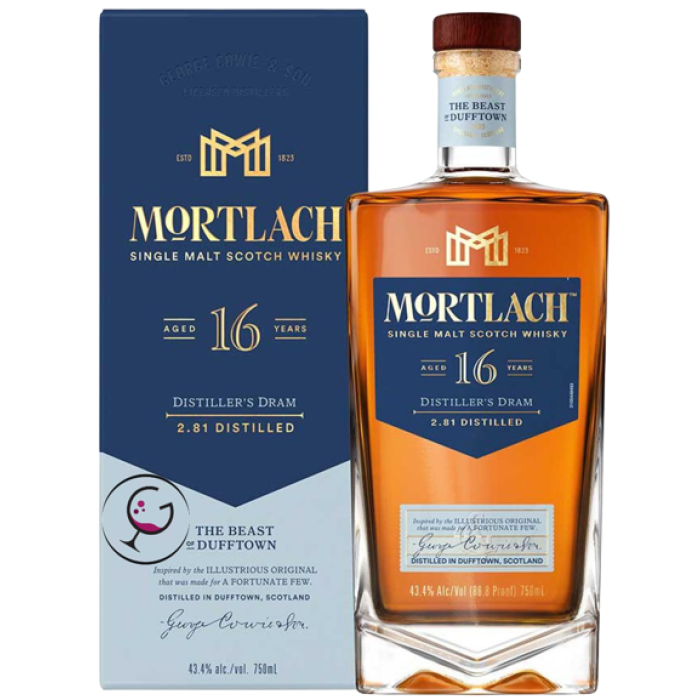 WHISKY MORTLACH 16Y 43,4% CL.70 GB