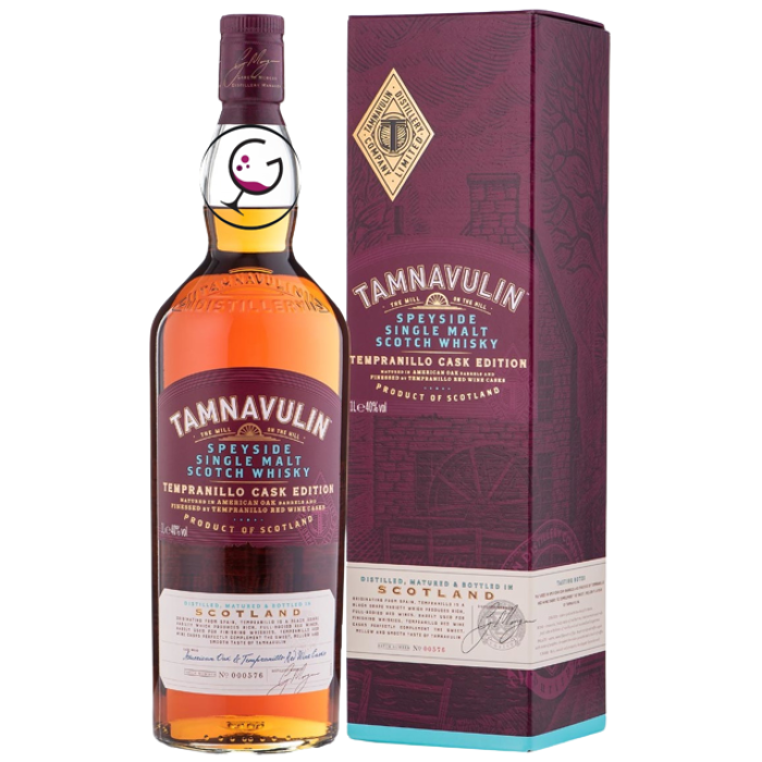 WHISKY TAMNAVULIN TEMPRANILLO CASK 40% LT.1 GB